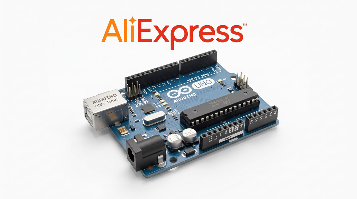Arduino Uno valdikliai platformoje AliExpress