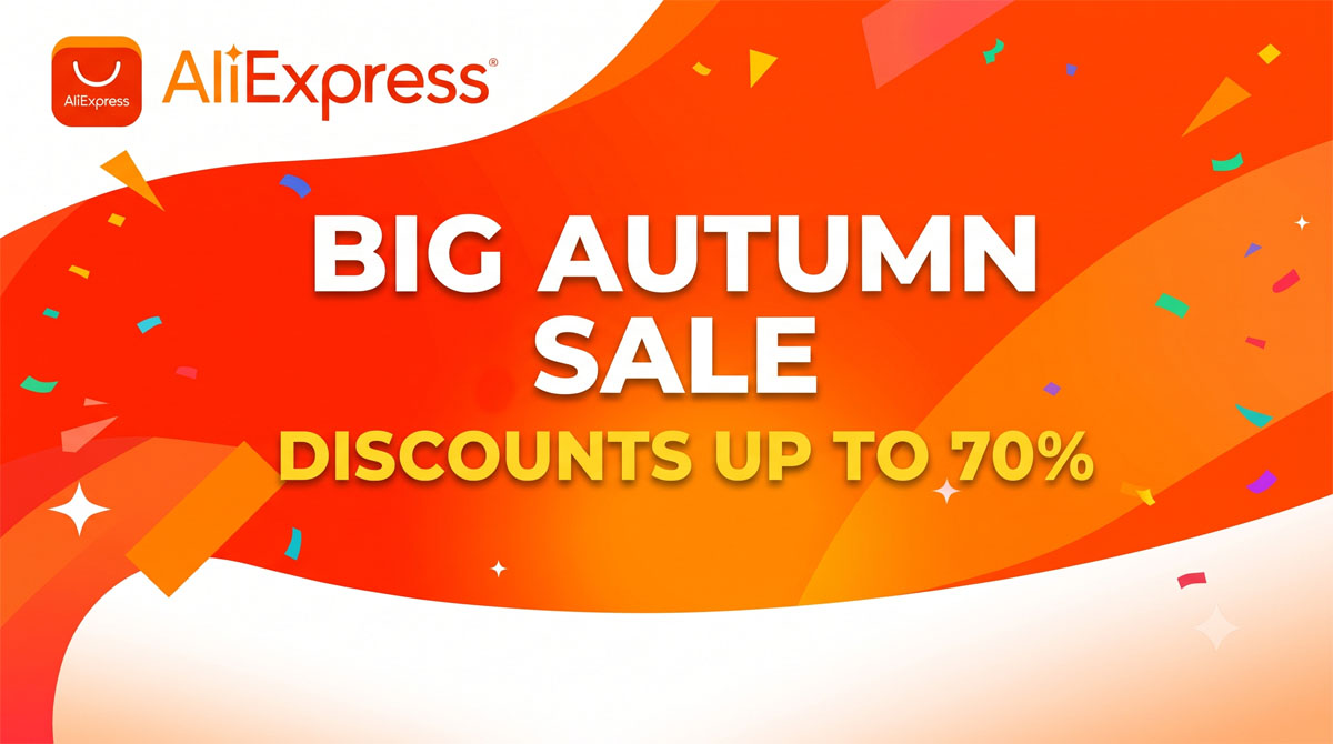 Rudens išpardavimas AliExpress parduotuvėje