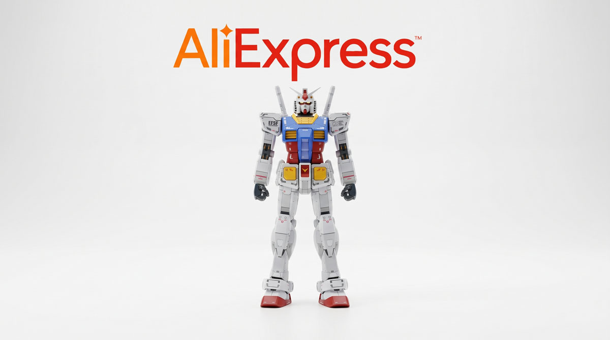 Gundam figūros AliExpress